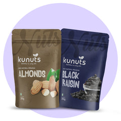 almond black raisins combo pack