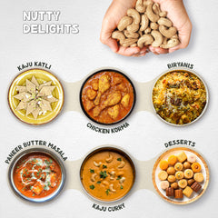 Recipes of cashew nuts