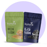 green raisins black raisins combo pack