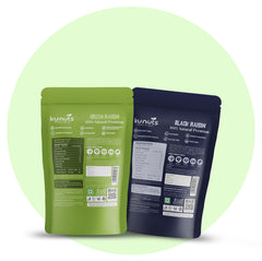 Shop green raisins black raisins combo pack