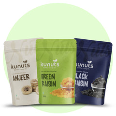 anjeer greeen raisins combo pack