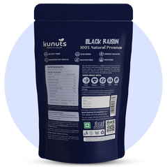 Organic black raisins