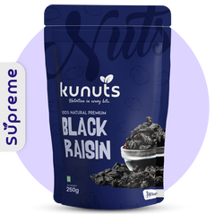 natural supreme black raisins