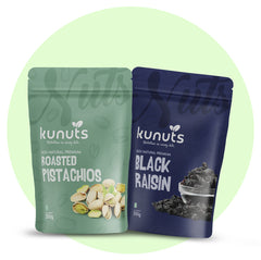 pistachion and black rasiness combo