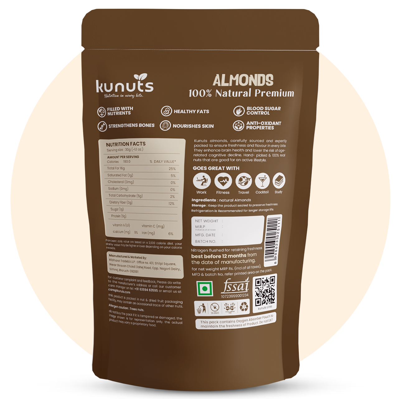 Supreme Natural Premium Almond