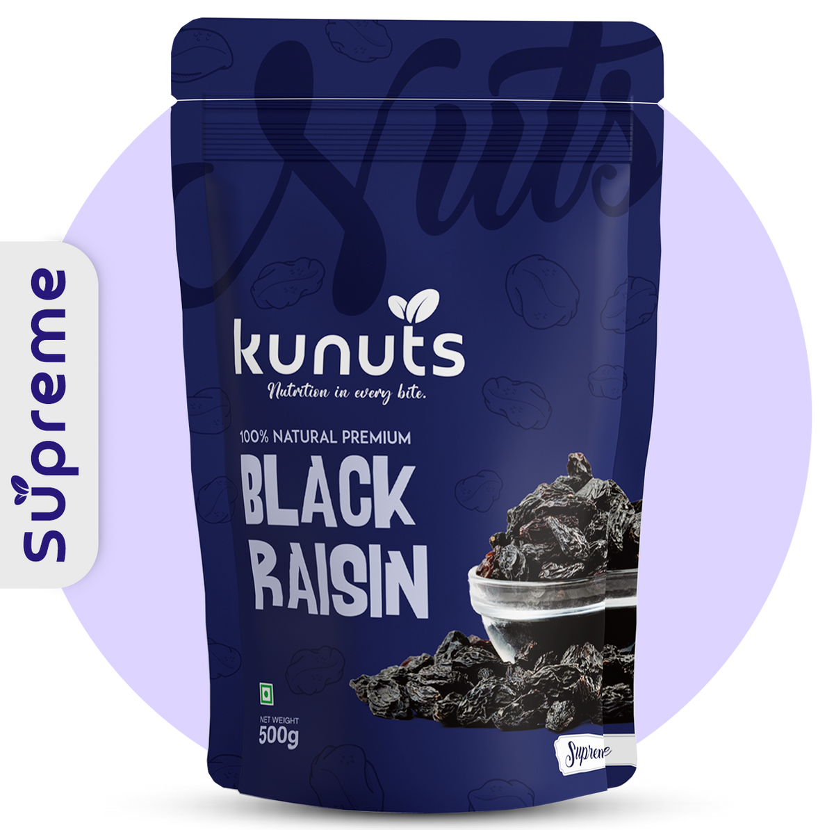 Black Raisins: Natural & Premium (Supreme)