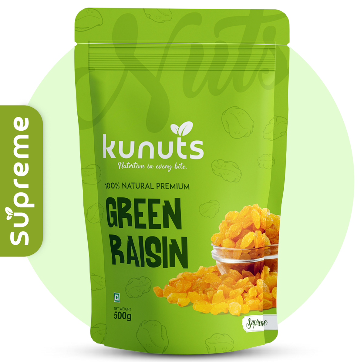 Green Raisins: Natural & Premium (Supreme)